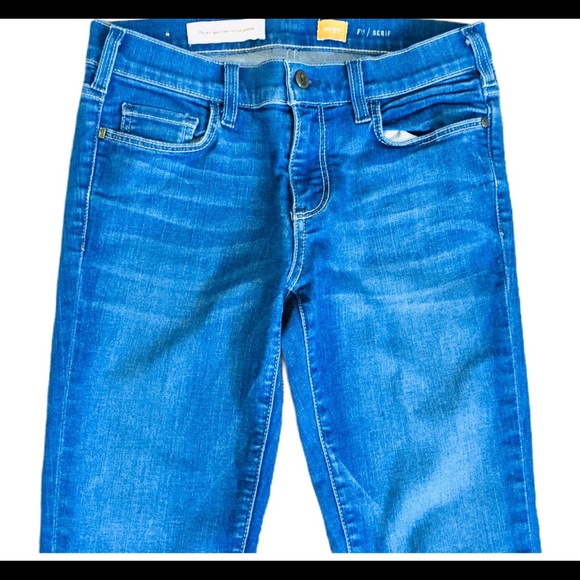 PILCRO (Anthropologie) Serif Legging Skinny Jean With Pockets Denim Blue Size 27 - Picture 8 of 12